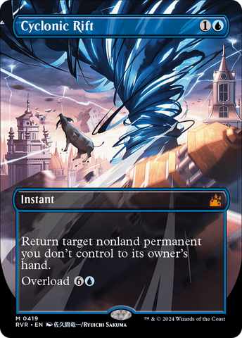 Cyclonic Rift (Anime Borderless) [Ravnica Remastered] - The Mythic Store | 24h Order Processing