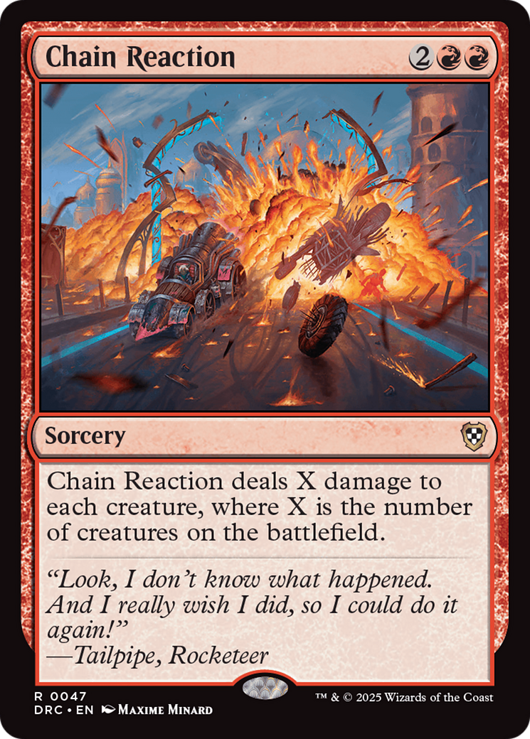 Chain Reaction [Aetherdrift Commander] - The Mythic Store | 24h Order Processing