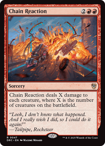 Chain Reaction [Aetherdrift Commander] - The Mythic Store | 24h Order Processing
