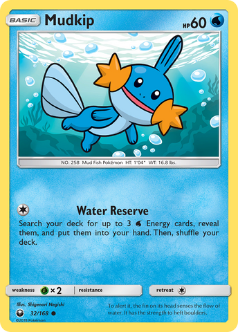 Mudkip (32/168) [Sun & Moon: Celestial Storm] - The Mythic Store | 24h Order Processing