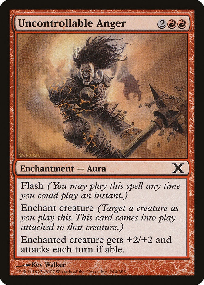 Uncontrollable Anger [Tenth Edition] - The Mythic Store | 24h Order Processing