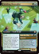 Striding Shotcaller (Extended Art) [Secrets of Strixhaven Commander] - The Mythic Store | 24h Order Processing