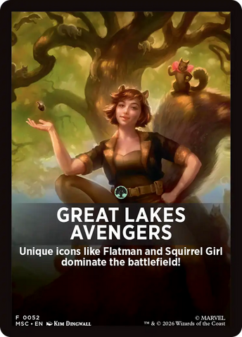 Great Lakes Avengers Theme Card [Marvel Super Heroes Commander] - The Mythic Store | 24h Order Processing