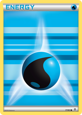 Water Energy (77/83) [XY: Generations] - The Mythic Store | 24h Order Processing