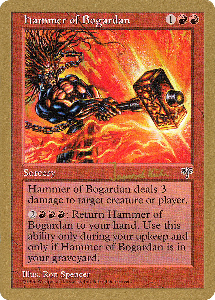 Hammer of Bogardan (Janosch Kuhn) [World Championship Decks 1997] - The Mythic Store | 24h Order Processing