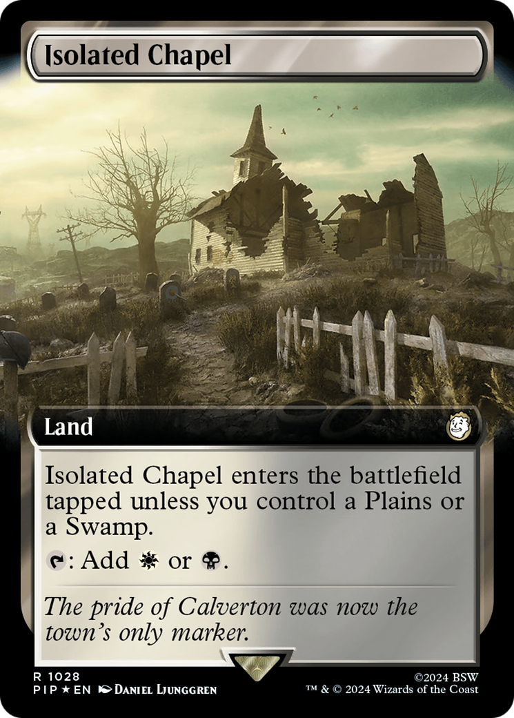 Isolated Chapel (Extended Art) (Surge Foil) [Fallout] - The Mythic Store | 24h Order Processing