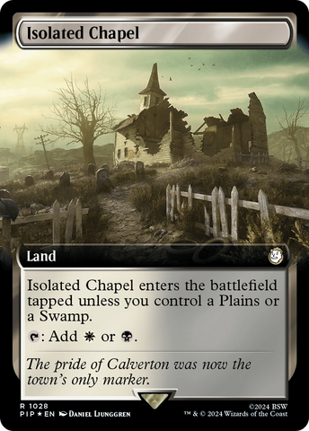 Isolated Chapel (Extended Art) (Surge Foil) [Fallout] - The Mythic Store | 24h Order Processing