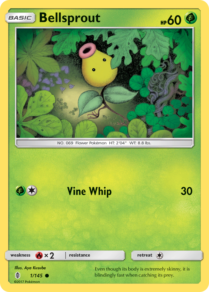 Bellsprout (1/145) [Sun & Moon: Guardians Rising] - The Mythic Store | 24h Order Processing