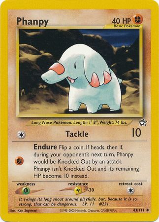 Phanpy (43/111) [Neo Genesis Unlimited] - The Mythic Store | 24h Order Processing