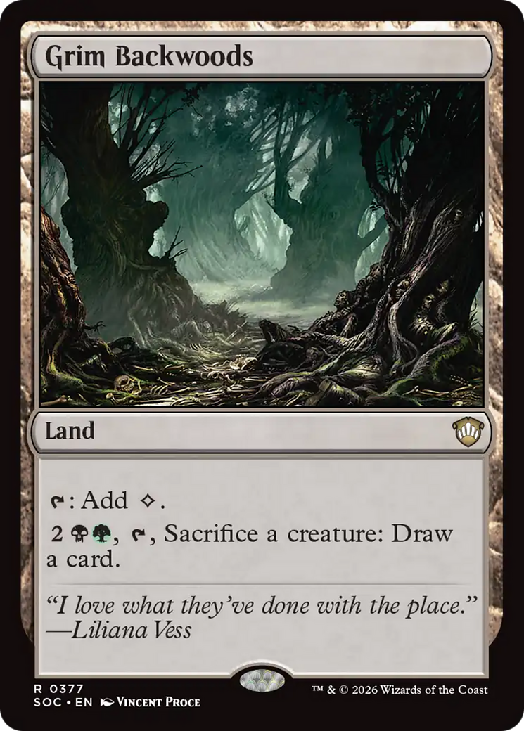 Grim Backwoods [Secrets of Strixhaven Commander] - The Mythic Store | 24h Order Processing