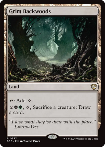Grim Backwoods [Secrets of Strixhaven Commander] - The Mythic Store | 24h Order Processing