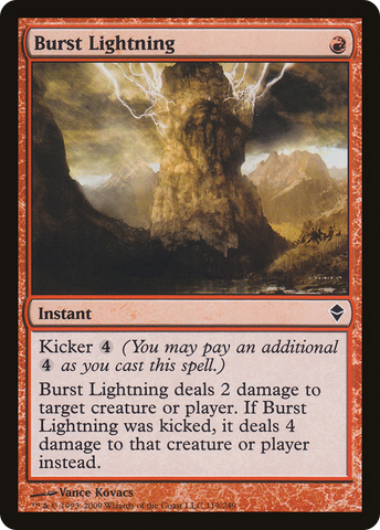 Burst Lightning [Zendikar] - The Mythic Store | 24h Order Processing