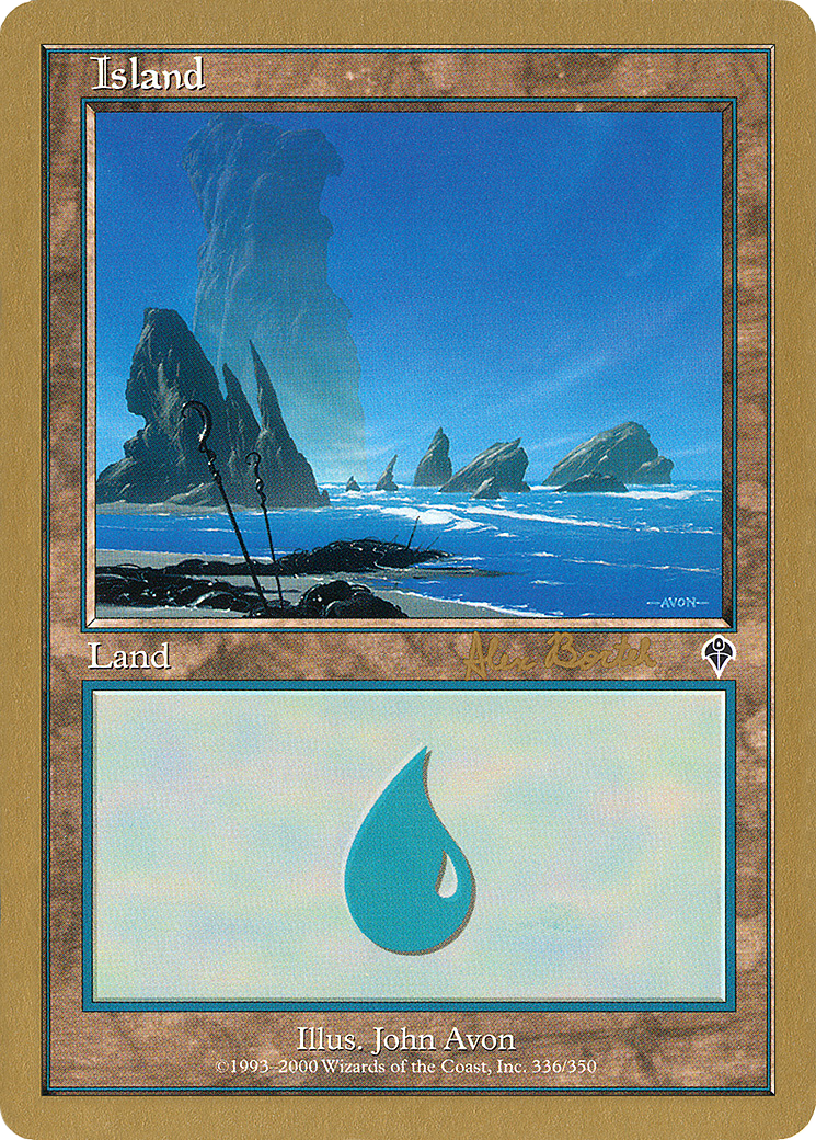 Island (ab336a) (Alex Borteh) [World Championship Decks 2001] - The Mythic Store | 24h Order Processing