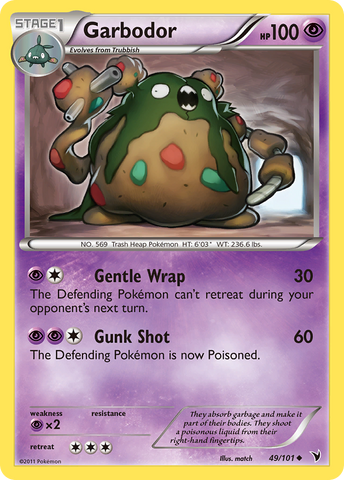 Garbodor (49/101) [Black & White: Noble Victories] - The Mythic Store | 24h Order Processing