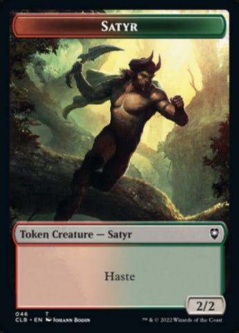 Satyr // Beast Double-Sided Token [Commander Legends: Battle for Baldur's Gate Tokens] - The Mythic Store | 24h Order Processing