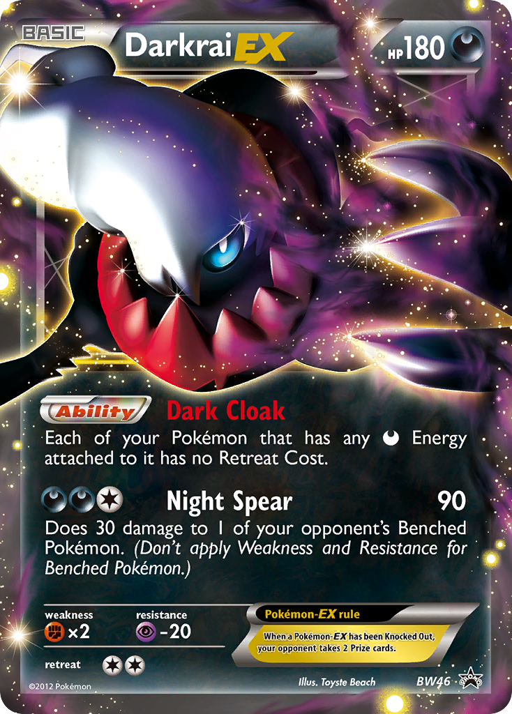 Darkrai EX (BW46) [Black & White: Black Star Promos] - The Mythic Store | 24h Order Processing