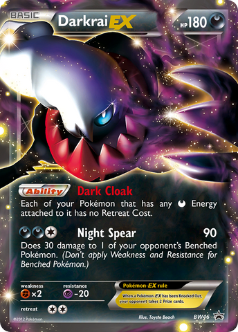 Darkrai EX (BW46) [Black & White: Black Star Promos] - The Mythic Store | 24h Order Processing