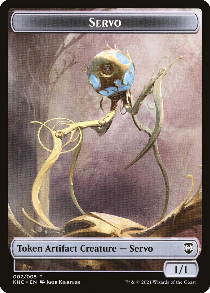 Elf Warrior // Servo Double-Sided Token [Kaldheim Commander Tokens] - The Mythic Store | 24h Order Processing