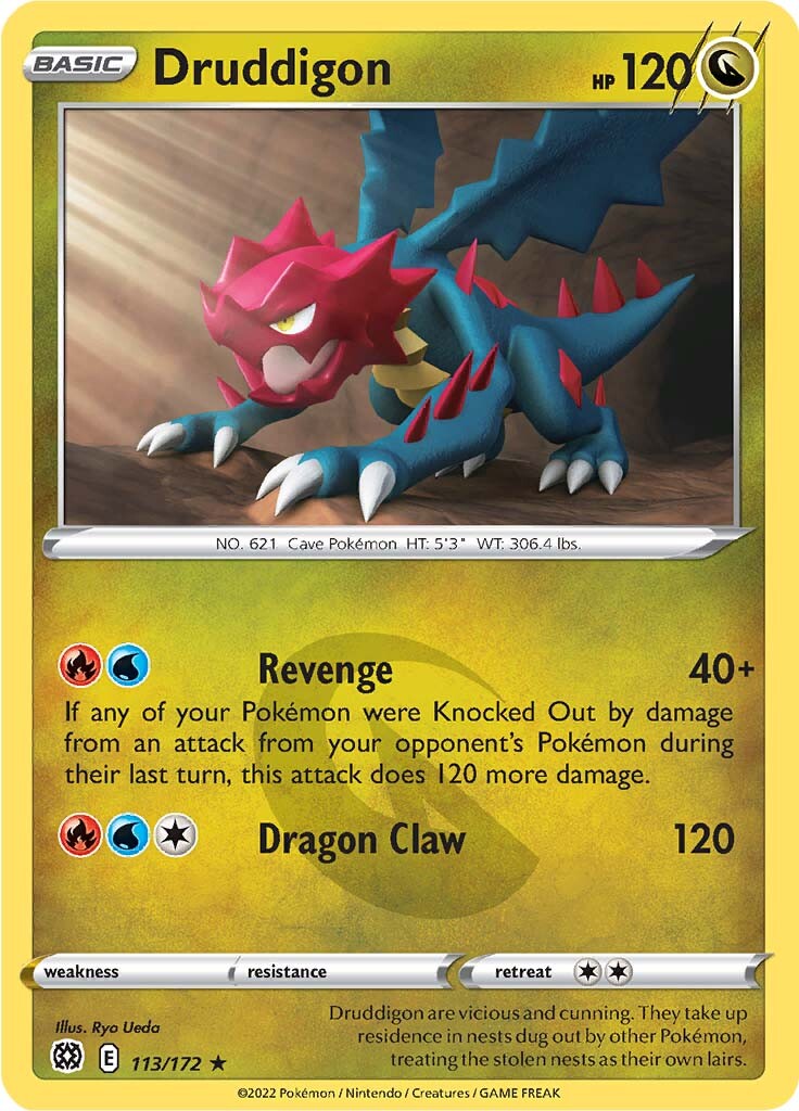 Druddigon (113/172) [Sword & Shield: Brilliant Stars] - The Mythic Store | 24h Order Processing