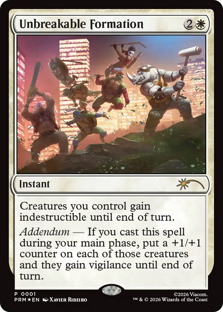 Unbreakable Formation [Media Promos] - The Mythic Store | 24h Order Processing