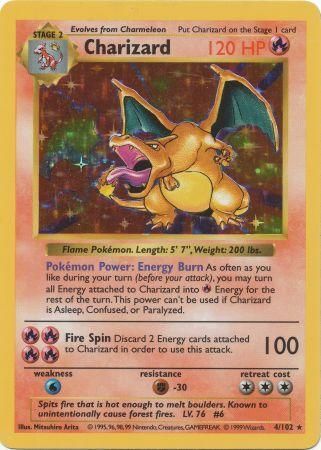 Charizard (4/102) [Base Set Shadowless Unlimited] - The Mythic Store | 24h Order Processing