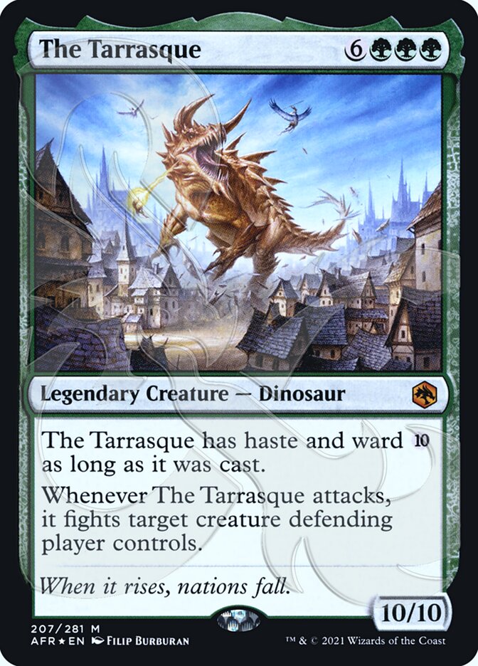 The Tarrasque (Ampersand Promo) [Dungeons & Dragons: Adventures in the Forgotten Realms Promos] - The Mythic Store | 24h Order Processing