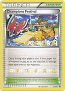 Champions Festival (XY27) (2014 Quarter Finalist) [XY: Black Star Promos] - The Mythic Store | 24h Order Processing