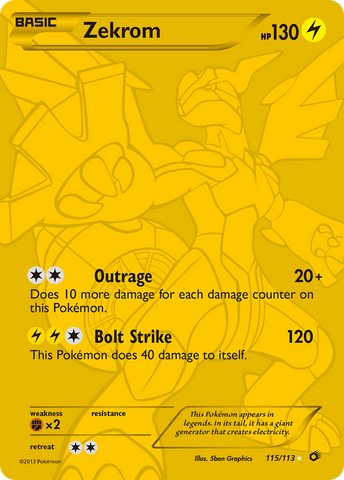Zekrom (115/113) [Black & White: Legendary Treasures] - The Mythic Store | 24h Order Processing