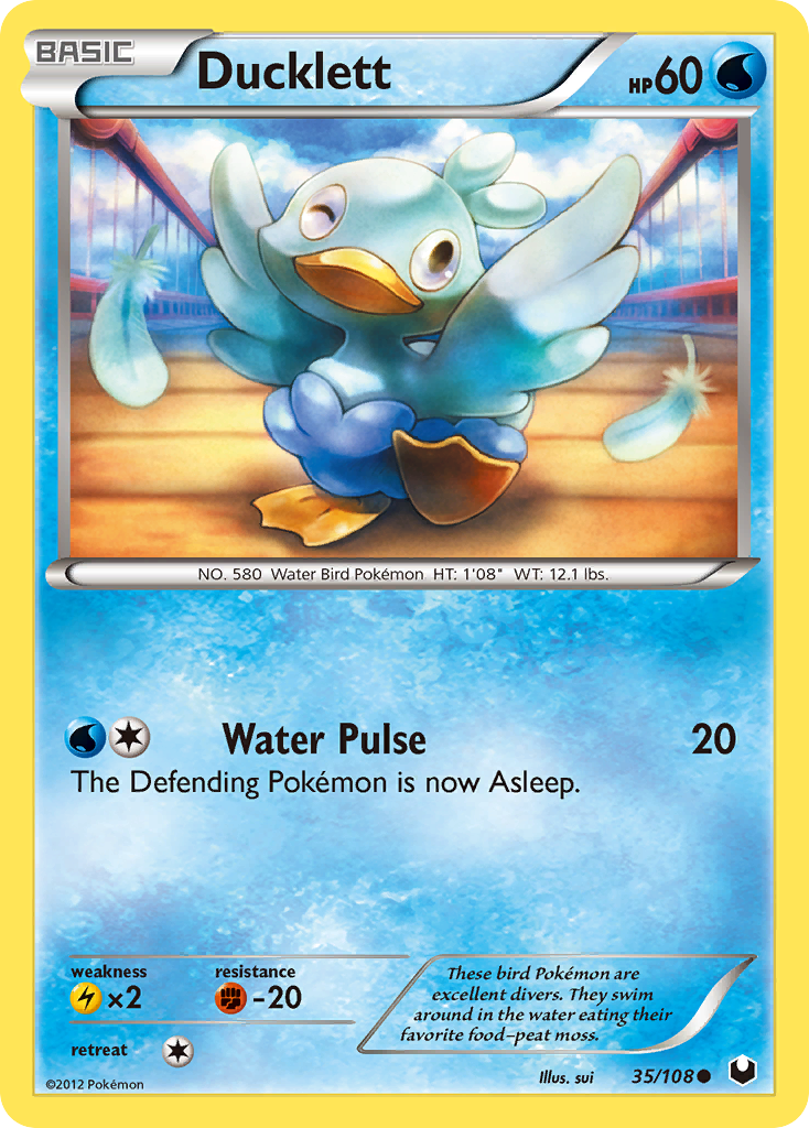 Ducklett (35/108) [Black & White: Dark Explorers] - The Mythic Store | 24h Order Processing