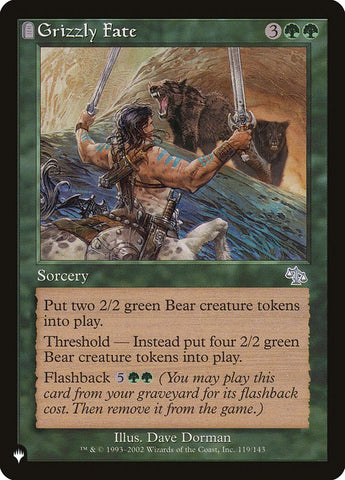 Grizzly Fate [The List] - The Mythic Store | 24h Order Processing