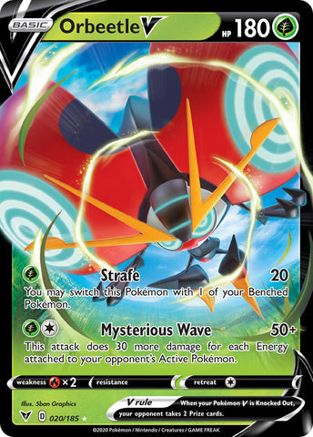 Orbeetle V (020/185) [Sword & Shield: Vivid Voltage] - The Mythic Store | 24h Order Processing