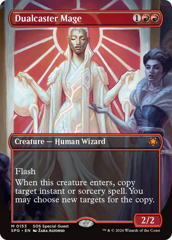 Dualcaster Mage (Borderless) [Secrets of Strixhaven Special Guests] - The Mythic Store | 24h Order Processing
