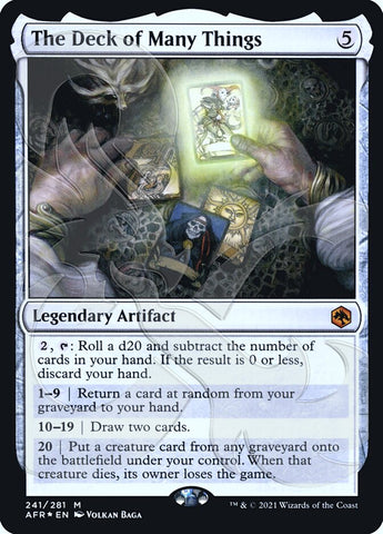 The Deck of Many Things (Ampersand Promo) [Dungeons & Dragons: Adventures in the Forgotten Realms Promos] - The Mythic Store | 24h Order Processing