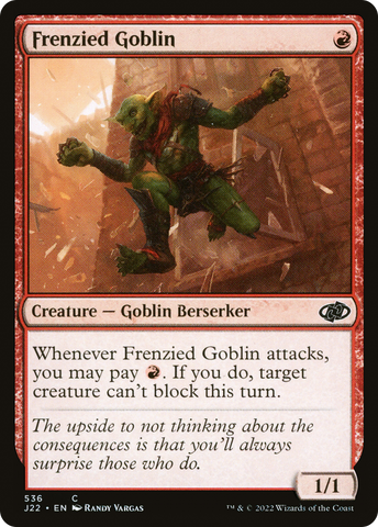 Frenzied Goblin [Jumpstart 2022] - The Mythic Store | 24h Order Processing