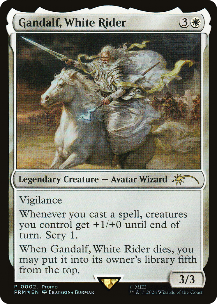 Gandalf, White Rider [Resale Promos] - The Mythic Store | 24h Order Processing