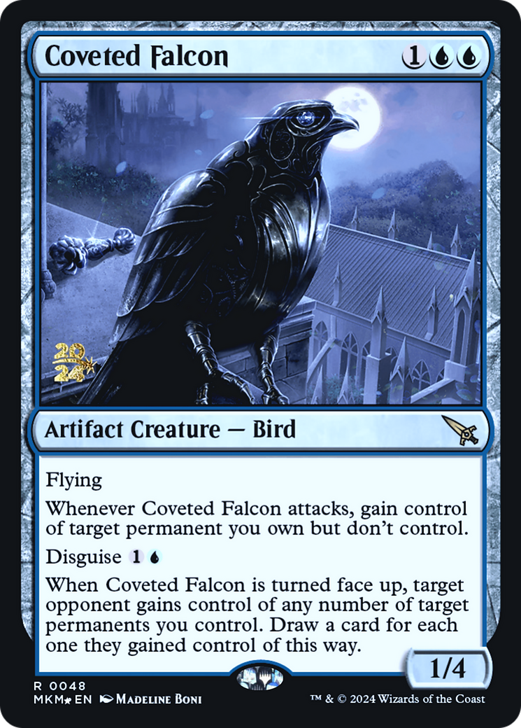 Coveted Falcon [Murders at Karlov Manor Prerelease Promos] - The Mythic Store | 24h Order Processing