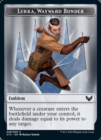 Lukka, Wayward Bonder Emblem [Strixhaven: School of Mages Tokens] - The Mythic Store | 24h Order Processing