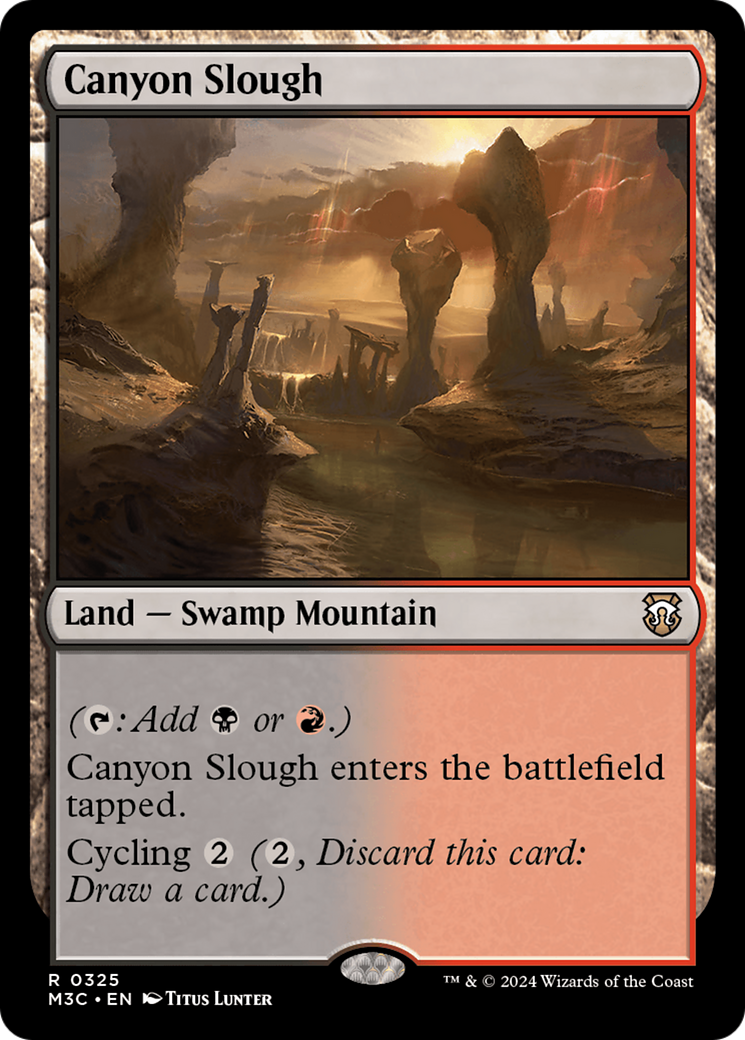 Canyon Slough [Modern Horizons 3 Commander] - The Mythic Store | 24h Order Processing