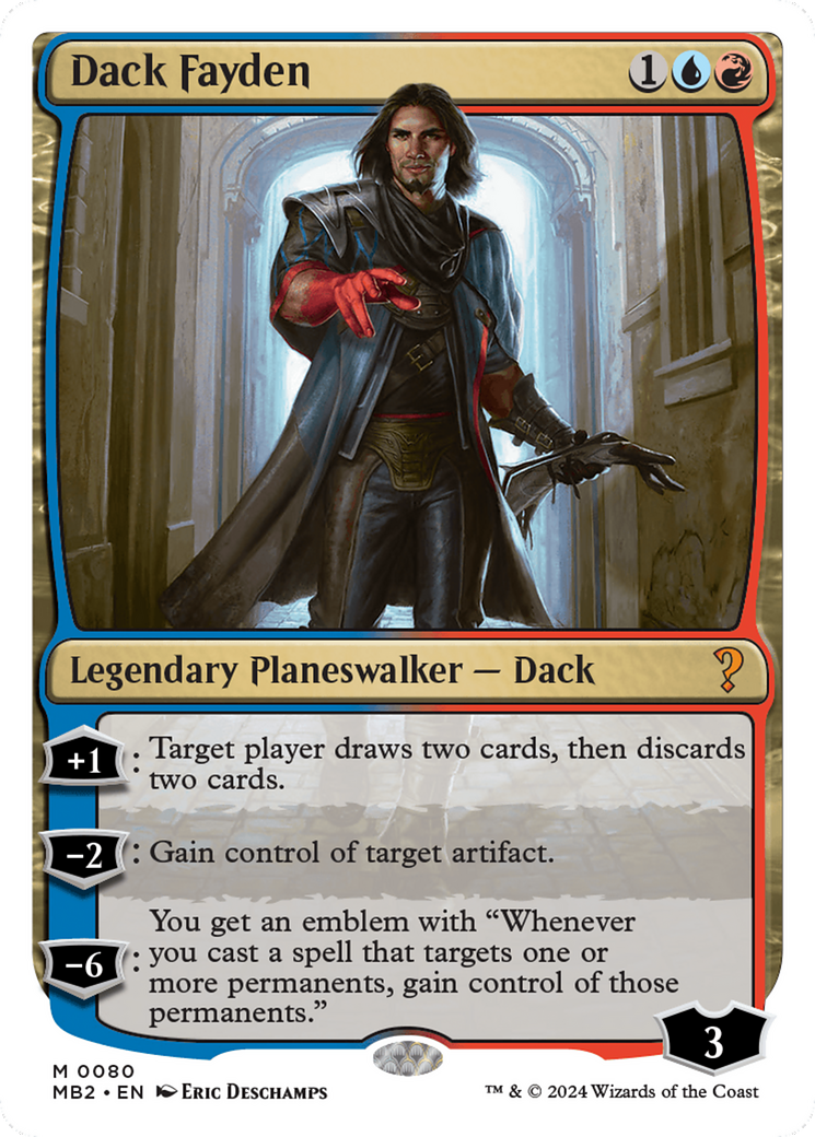Dack Fayden (White Border) [Mystery Booster 2] - The Mythic Store | 24h Order Processing