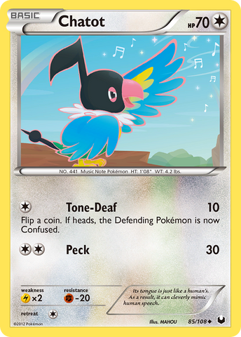 Chatot (85/108) [Black & White: Dark Explorers] - The Mythic Store | 24h Order Processing