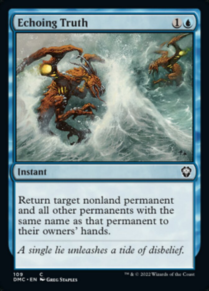 Echoing Truth [Dominaria United Commander] - The Mythic Store | 24h Order Processing