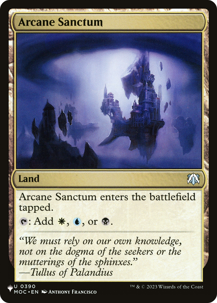 Arcane Sanctum (MOC) [The List] - The Mythic Store | 24h Order Processing