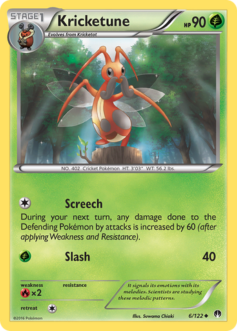Kricketune (6/122) [XY: BREAKpoint] - The Mythic Store | 24h Order Processing
