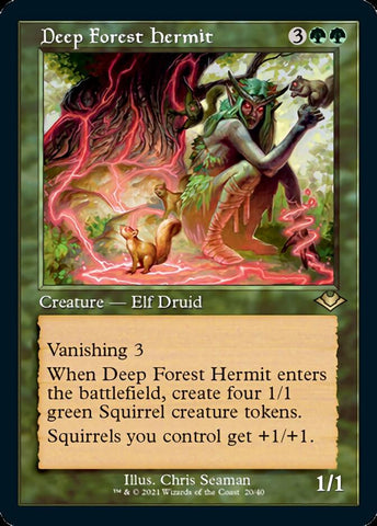 Deep Forest Hermit (Retro Foil Etched) [Modern Horizons] - The Mythic Store | 24h Order Processing