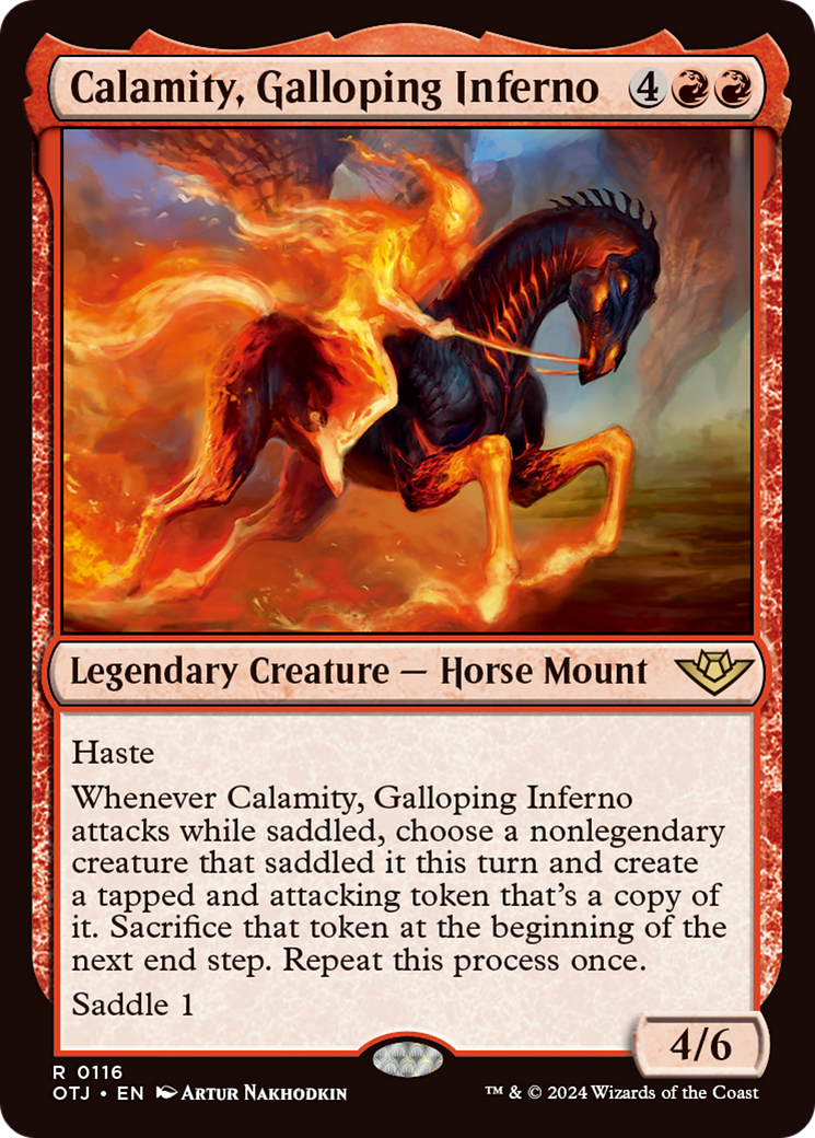 Calamity, Galloping Inferno [Outlaws of Thunder Junction] - The Mythic Store | 24h Order Processing