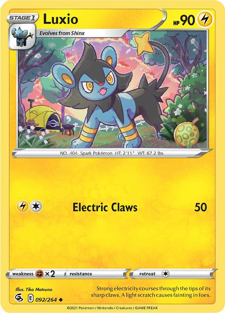 Luxio (092/264) [Sword & Shield: Fusion Strike] - The Mythic Store | 24h Order Processing