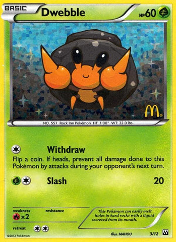 Dwebble (3/12) [McDonald's Promos: 2012 Collection] - The Mythic Store | 24h Order Processing