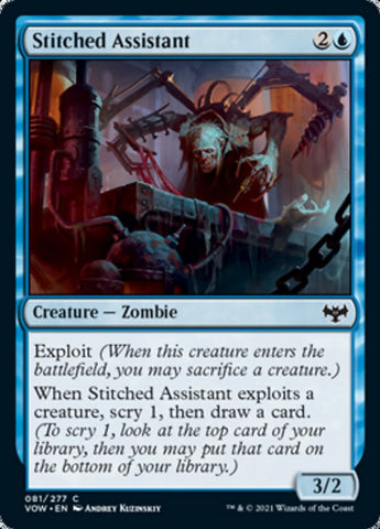 Stitched Assistant [Innistrad: Crimson Vow] - The Mythic Store | 24h Order Processing