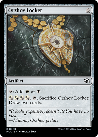 Orzhov Locket [March of the Machine Commander] - The Mythic Store | 24h Order Processing