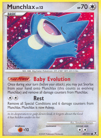 Munchlax (69/111) [Platinum: Rising Rivals] - The Mythic Store | 24h Order Processing